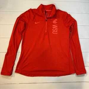 Nike Dri-Fit WSU Cougars Washington State Women’s M‎ Baselayer 1/4 zip